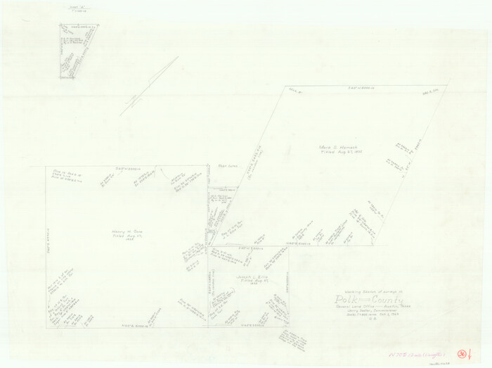71653, Polk County Working Sketch 36, General Map Collection