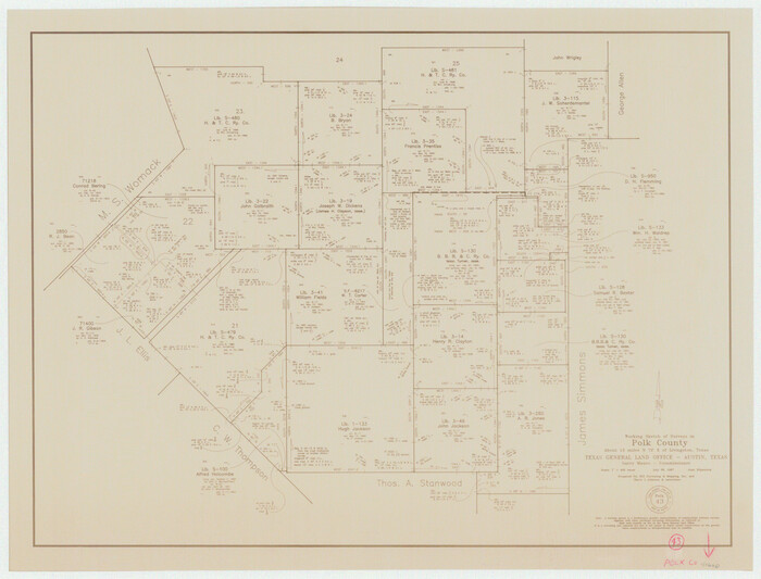 71660, Polk County Working Sketch 43, General Map Collection