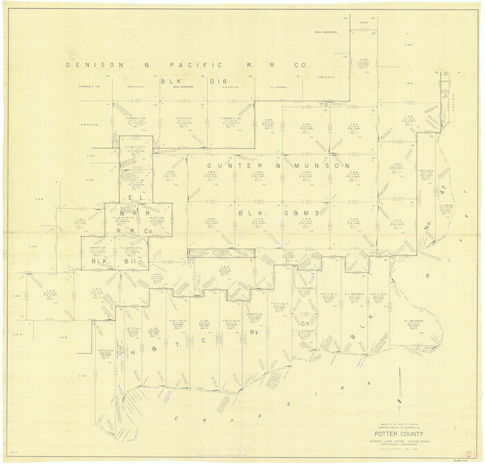 71669, Potter County Working Sketch 9, General Map Collection