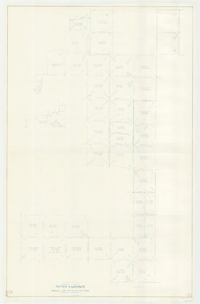 71672, Potter County Working Sketch 12, General Map Collection
