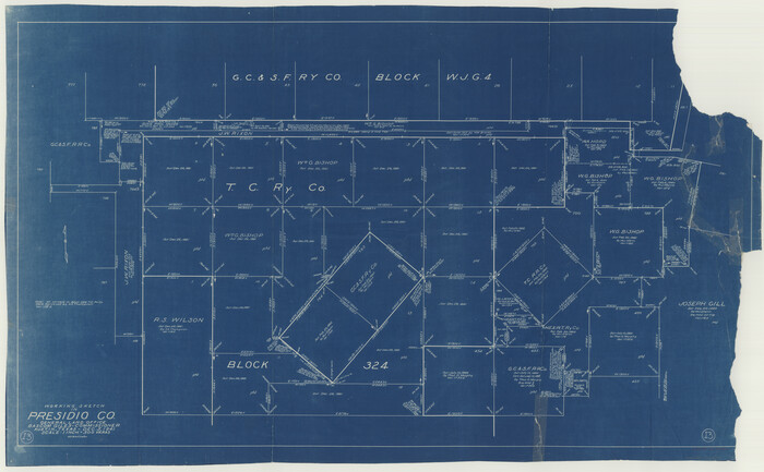 71689, Presidio County Working Sketch 13, General Map Collection
