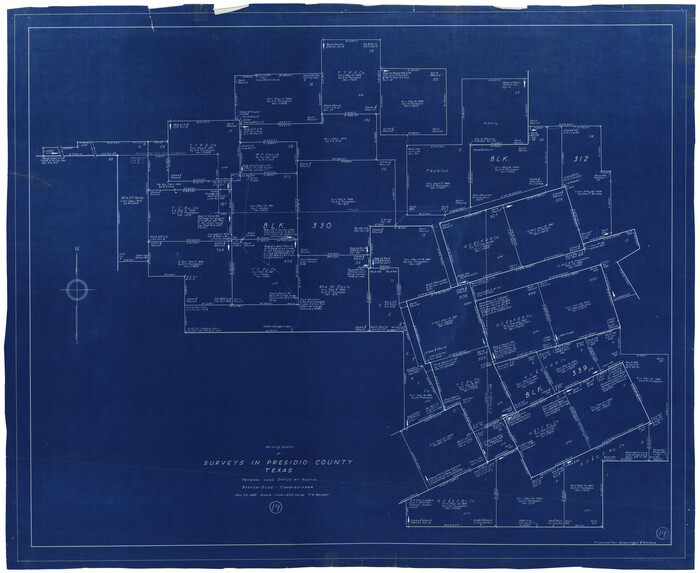 71695, Presidio County Working Sketch 19, General Map Collection

