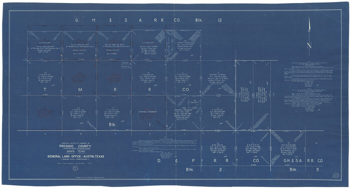 71712, Presidio County Working Sketch 35, General Map Collection
