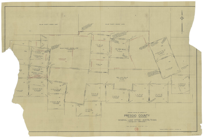 71713, Presidio County Working Sketch 36, General Map Collection
