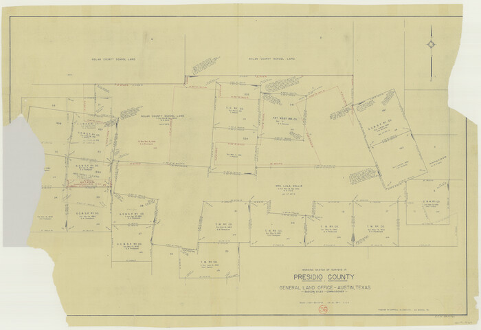 71713, Presidio County Working Sketch 36, General Map Collection