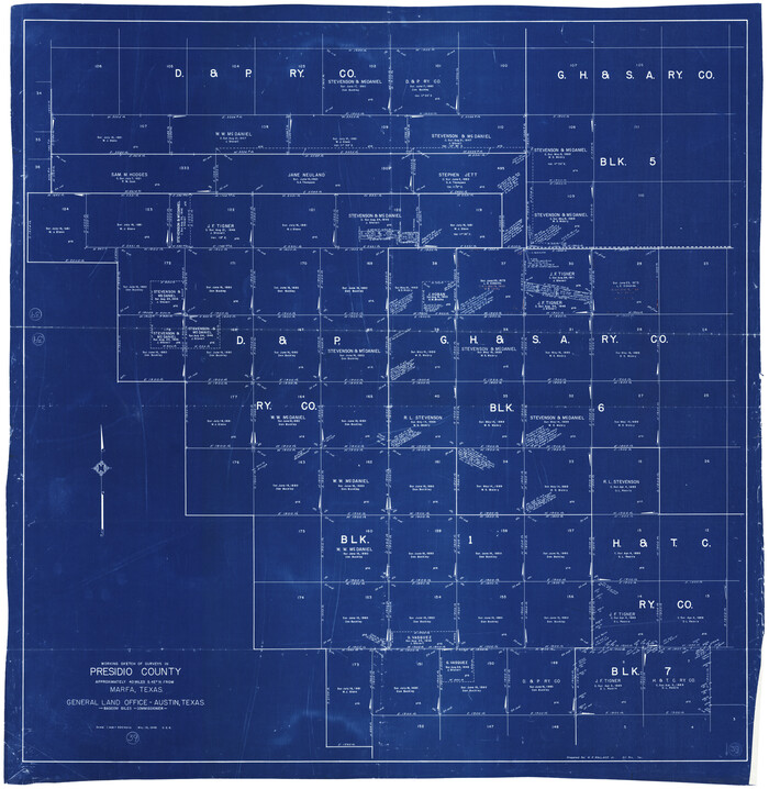 71716, Presidio County Working Sketch 39, General Map Collection

