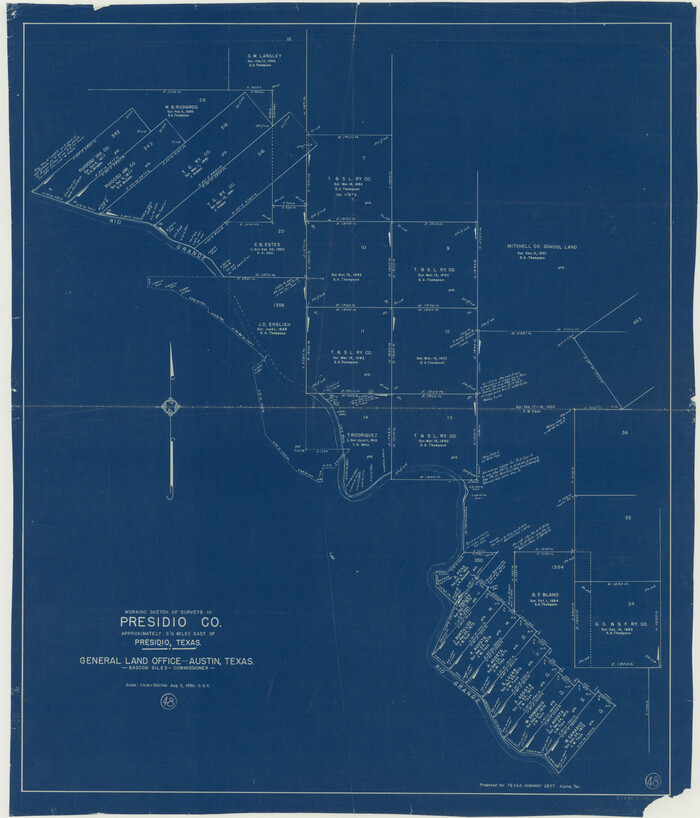 71725, Presidio County Working Sketch 48, General Map Collection