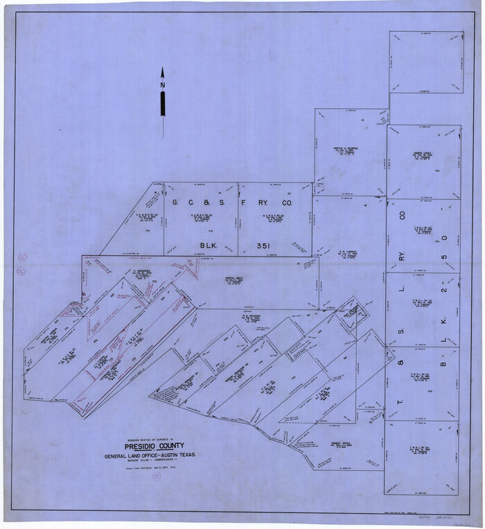 71727, Presidio County Working Sketch 50, General Map Collection