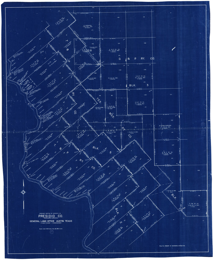 71734, Presidio County Working Sketch 57, General Map Collection