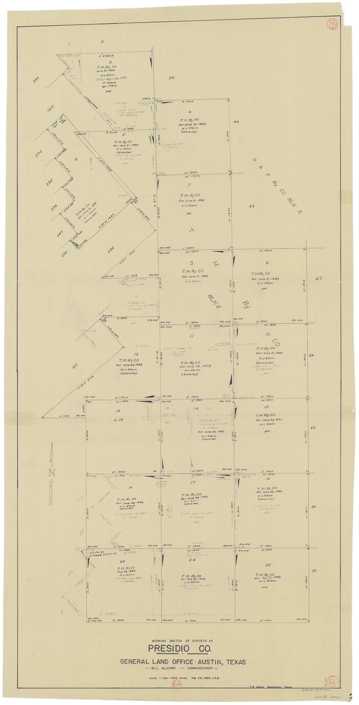 71743, Presidio County Working Sketch 66, General Map Collection
