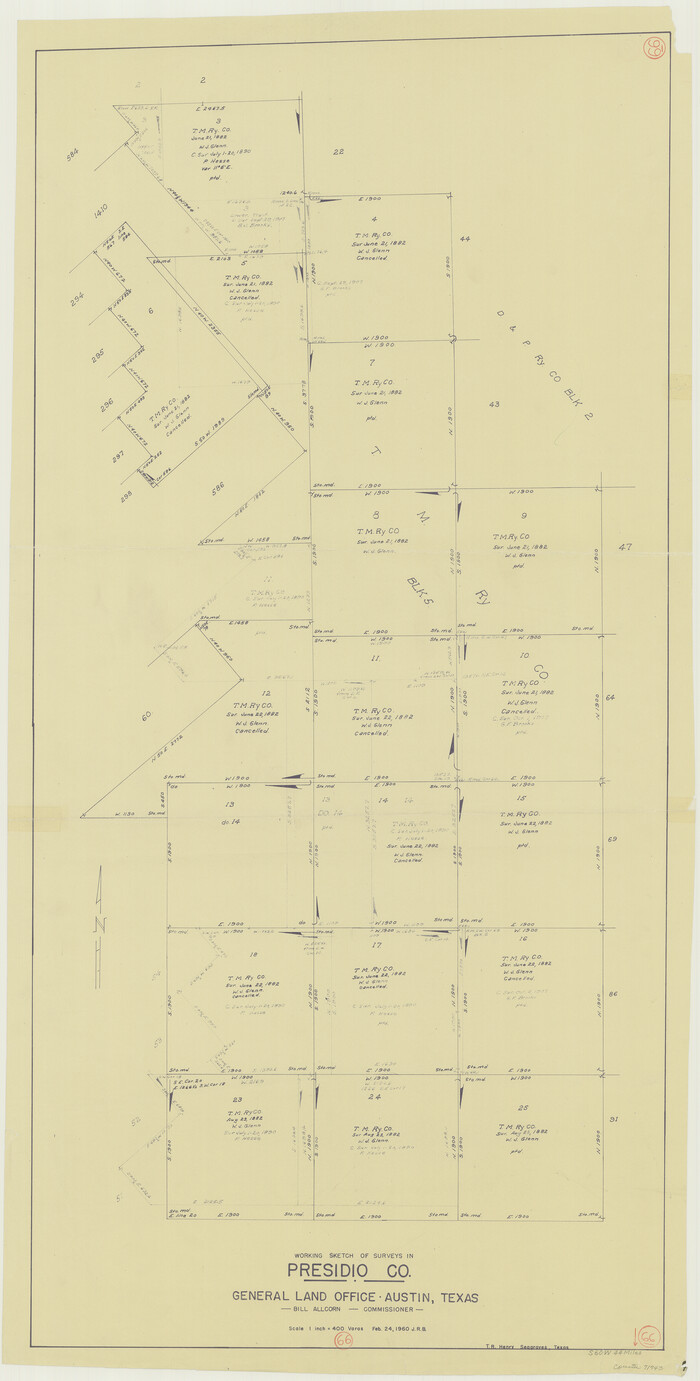 71743, Presidio County Working Sketch 66, General Map Collection
