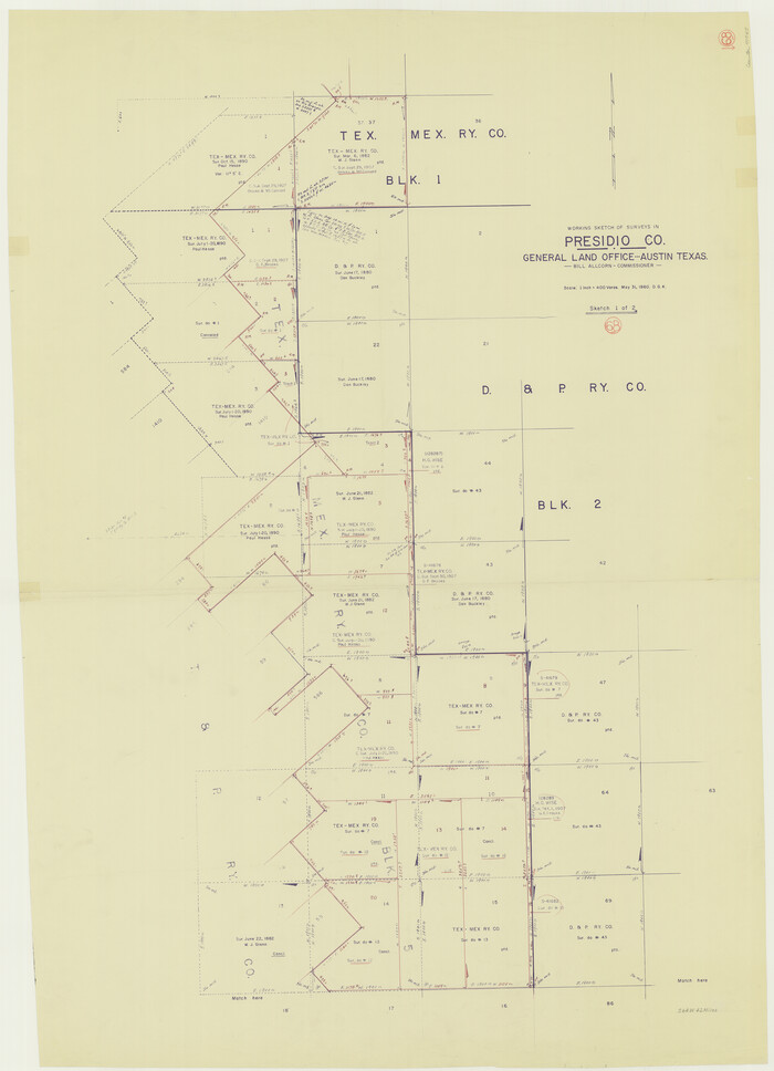 71745, Presidio County Working Sketch 68, General Map Collection
