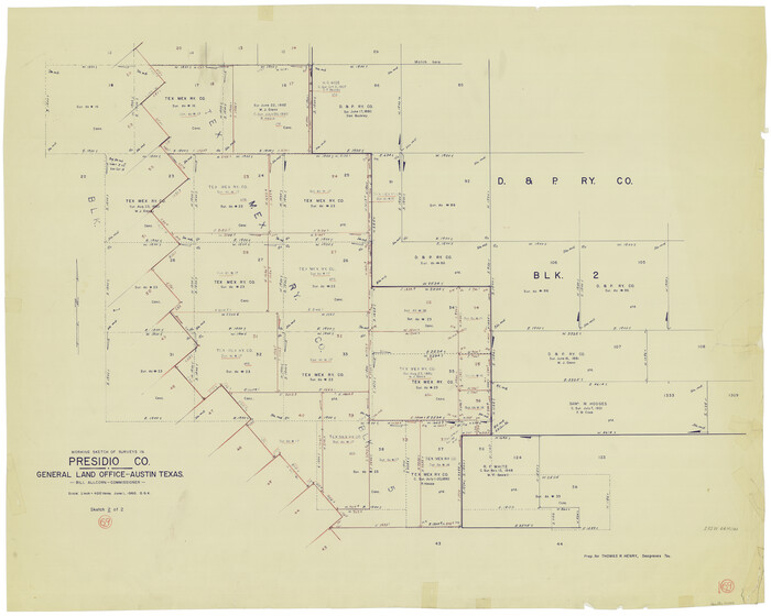 71746, Presidio County Working Sketch 69, General Map Collection
