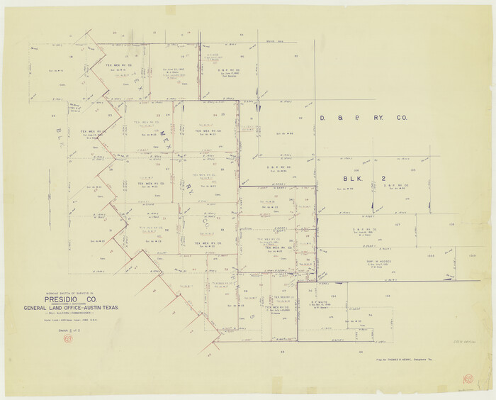 71746, Presidio County Working Sketch 69, General Map Collection