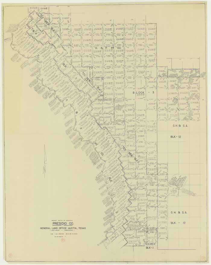 71747, Presidio County Working Sketch 70, General Map Collection