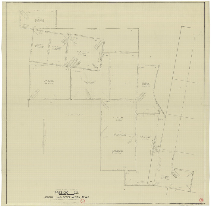 71764, Presidio County Working Sketch 87, General Map Collection
