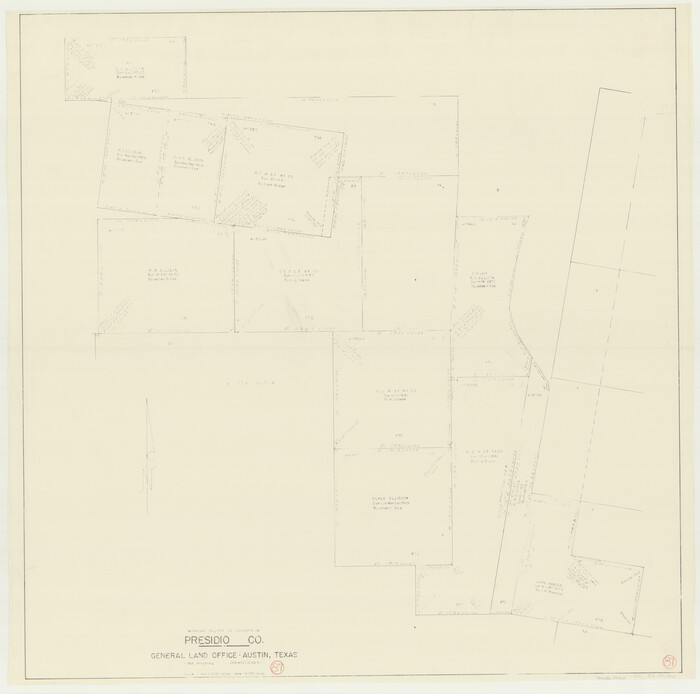 71764, Presidio County Working Sketch 87, General Map Collection