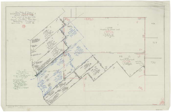 71776, Presidio County Working Sketch 99, General Map Collection
