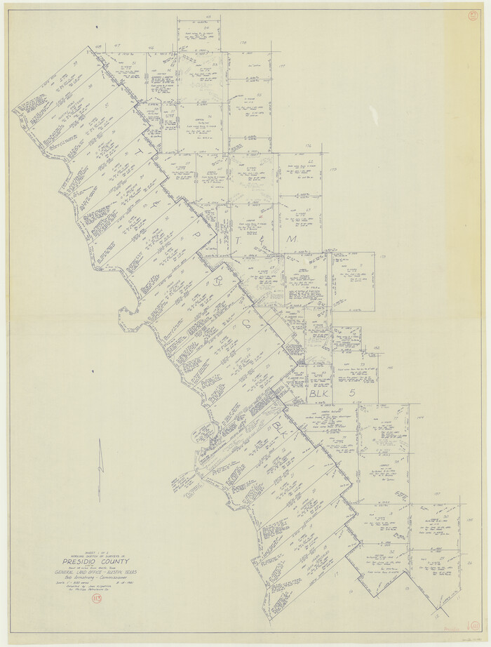 71790, Presidio County Working Sketch 113, General Map Collection
