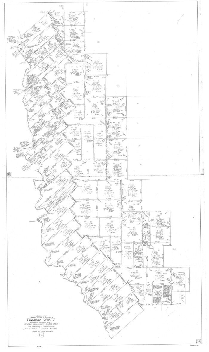 71791, Presidio County Working Sketch 114, General Map Collection