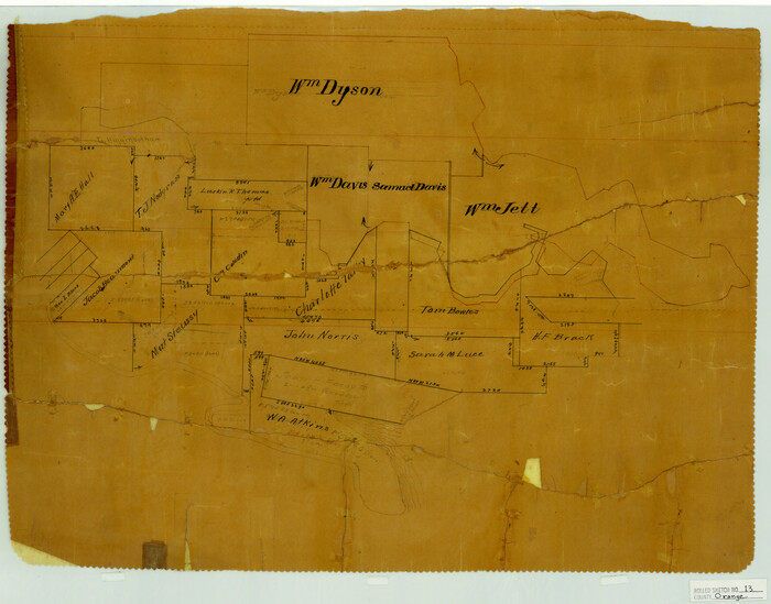 7180, Orange County Rolled Sketch 13, General Map Collection