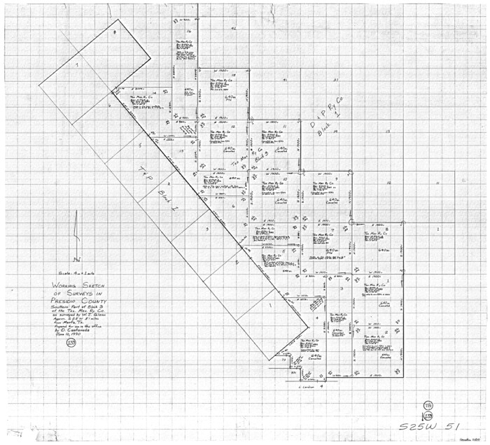 71817, Presidio County Working Sketch 139, General Map Collection