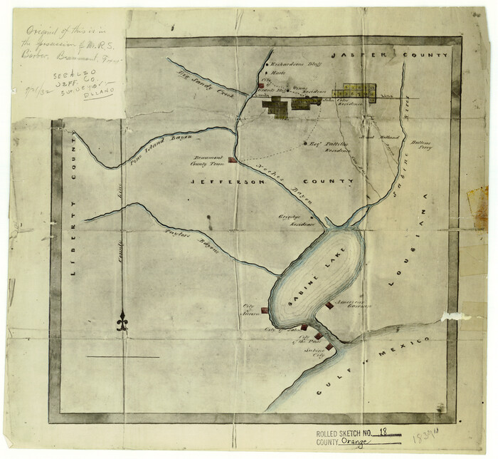 7182, Orange County Rolled Sketch 18, General Map Collection