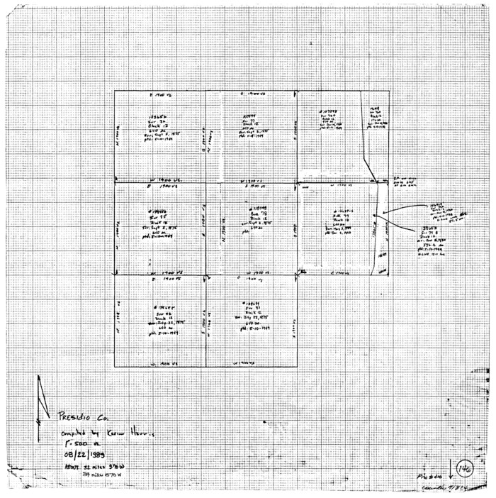 71824, Presidio County Working Sketch 146, General Map Collection