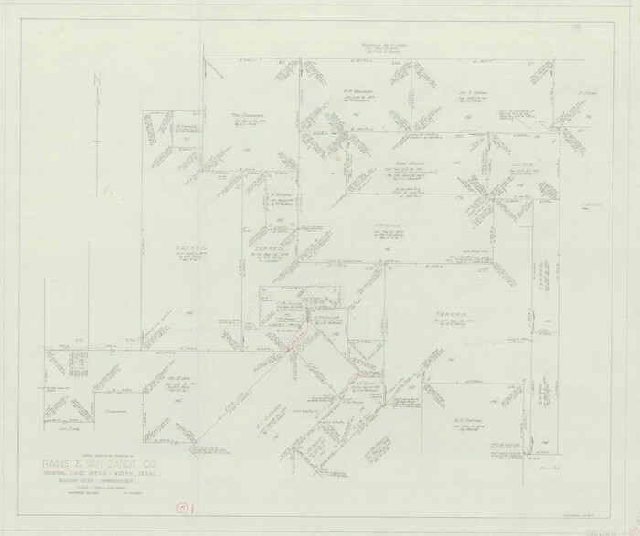 71831, Rains County Working Sketch 5, General Map Collection