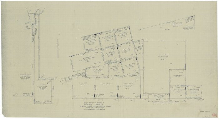 71860, Reagan County Working Sketch 18, General Map Collection
