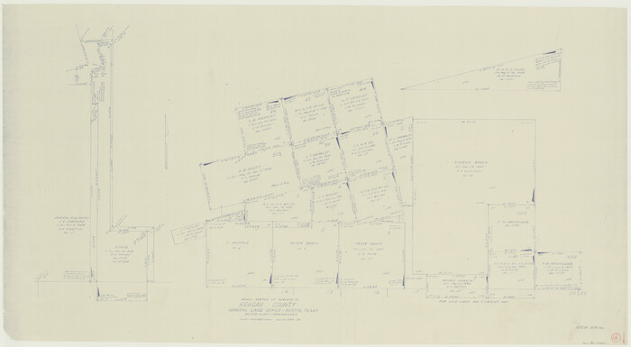 71860, Reagan County Working Sketch 18, General Map Collection
