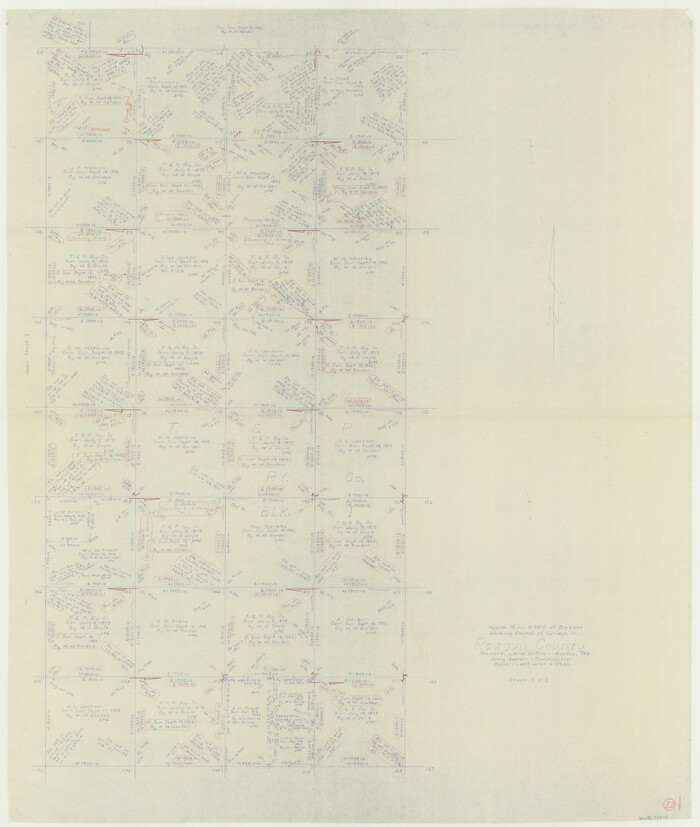 71874, Reagan County Working Sketch 32, General Map Collection