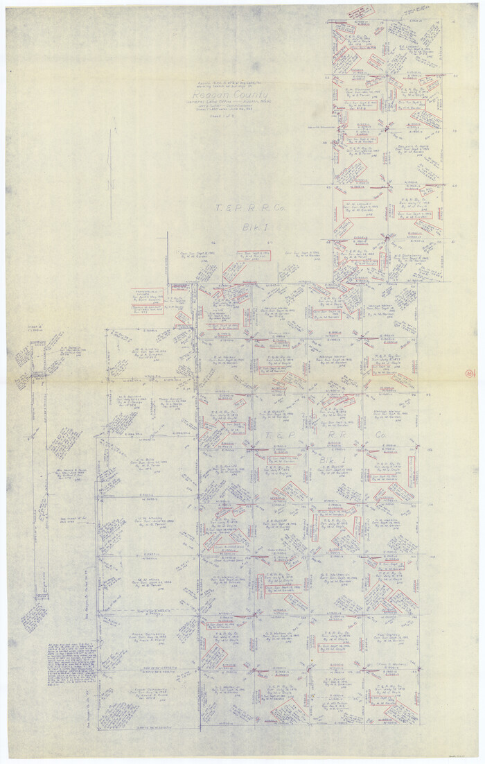 71875, Reagan County Working Sketch 33, General Map Collection