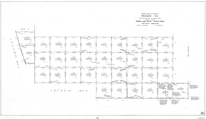 71877, Reagan County Working Sketch 35, General Map Collection