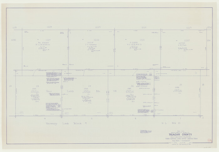 71889, Reagan County Working Sketch 46b, General Map Collection