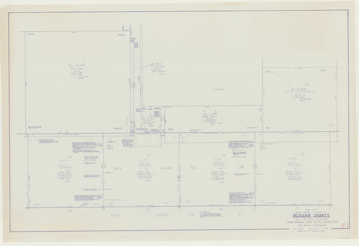 71891, Reagan County Working Sketch 48, General Map Collection