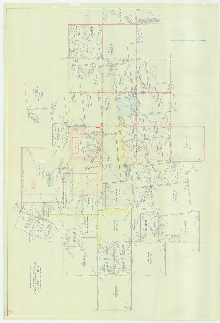 71952, Real County Working Sketch 60, General Map Collection