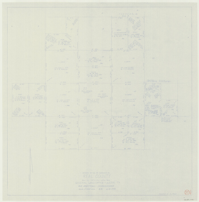 71967, Real County Working Sketch 75, General Map Collection