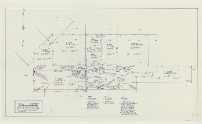 71976, Real County Working Sketch 84, General Map Collection