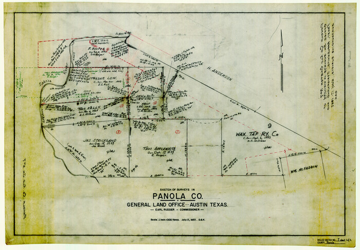 7199, Panola County Rolled Sketch 7, General Map Collection