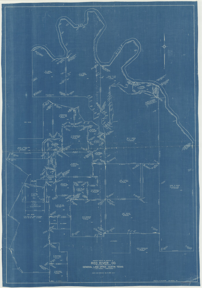 72002, Red River County Working Sketch 19, General Map Collection