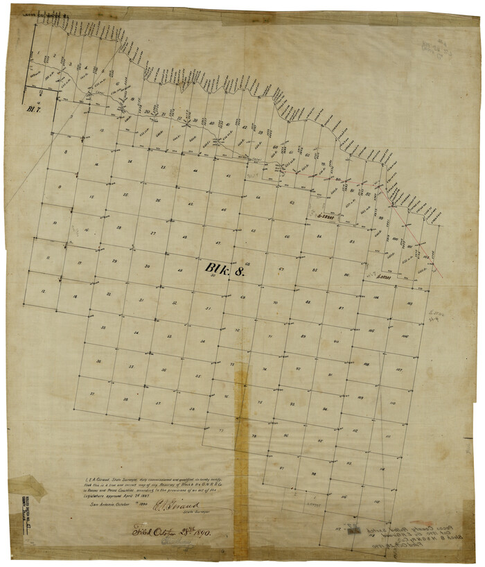 7212, Pecos County Rolled Sketch 27, General Map Collection