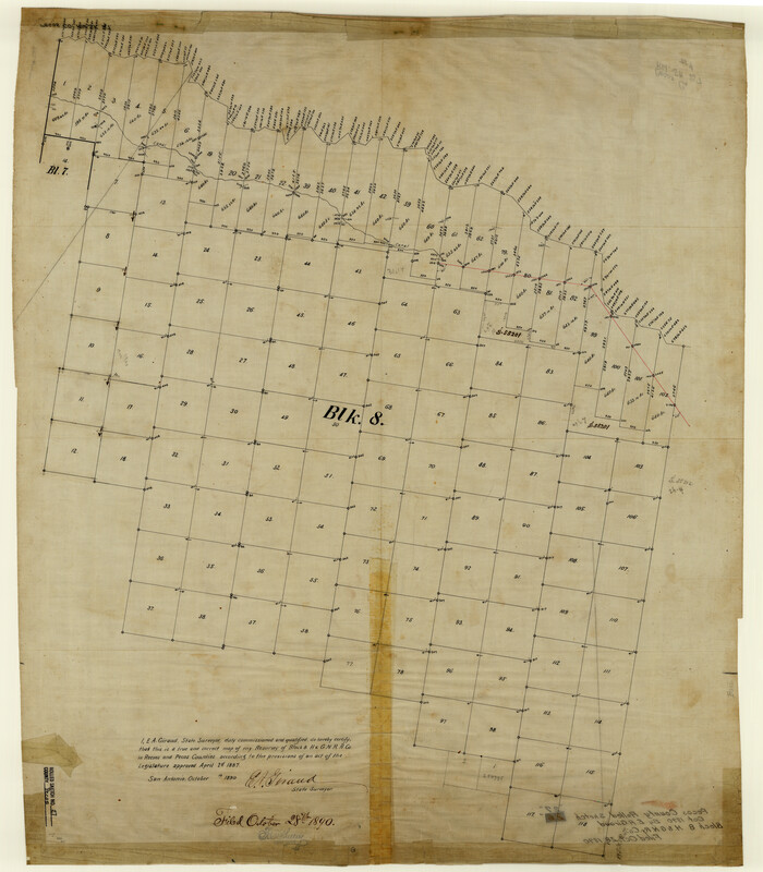 7212, Pecos County Rolled Sketch 27, General Map Collection