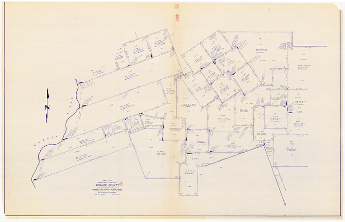 72130, Uvalde County Working Sketch 60, General Map Collection