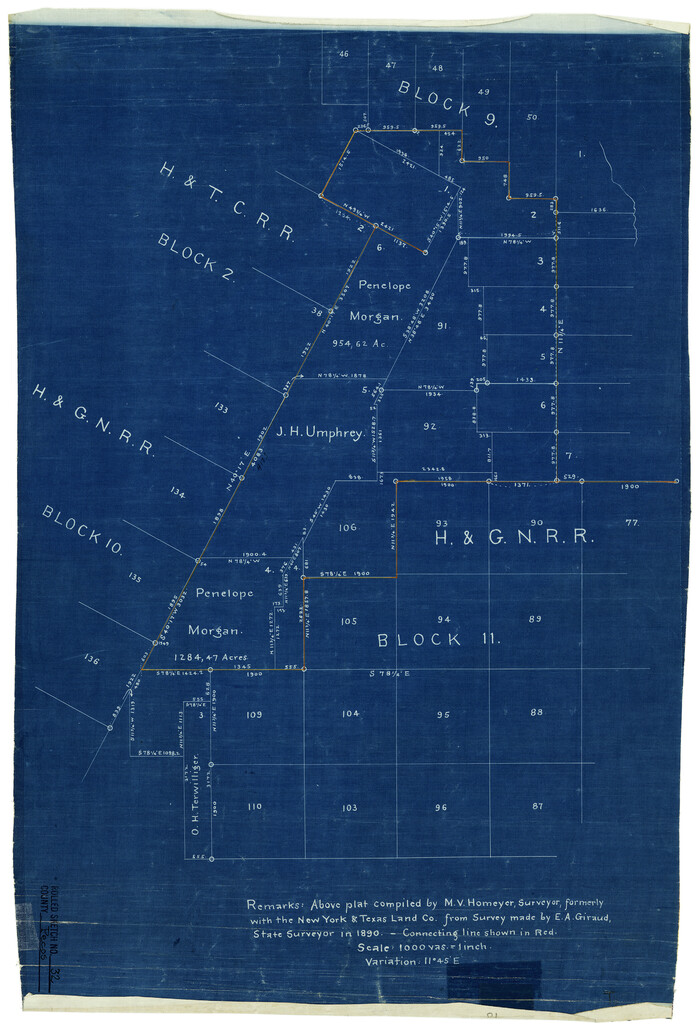 7214, Pecos County Rolled Sketch 32, General Map Collection