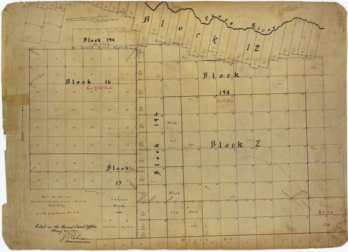 7219, Pecos County Rolled Sketch 41, General Map Collection