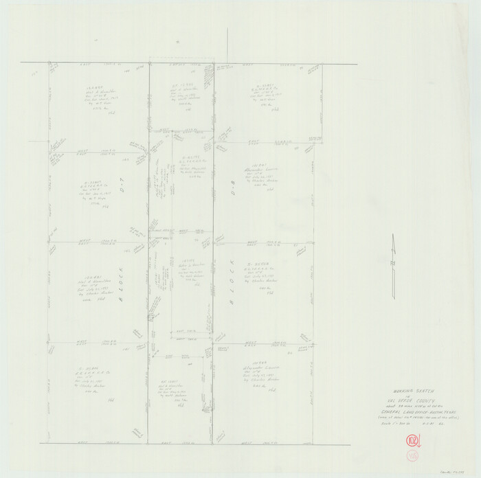 72237, Val Verde County Working Sketch 102, General Map Collection