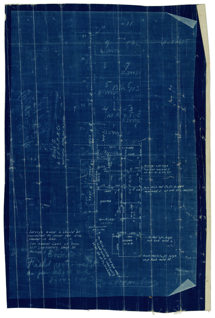 7224, Pecos County Rolled Sketch 46, General Map Collection