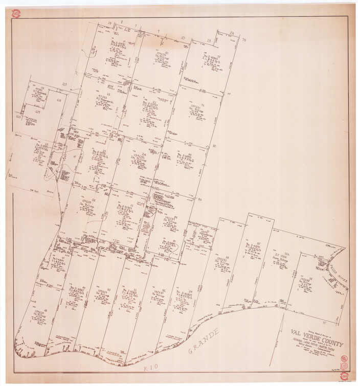 72245, Val Verde County Working Sketch 110, General Map Collection
