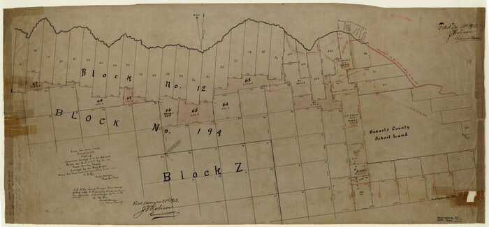 7225, Pecos County Rolled Sketch 47, General Map Collection